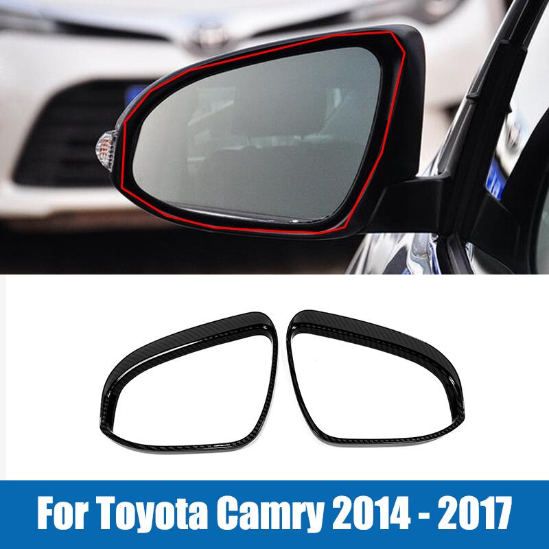 Зеркало заднего вида, щиток для бровей, наклейки для Toyota Camry 2014 2015 2016 2017, ABS, аксессуары для стайлинга автомобилей