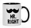 Mr.Right Funny Novelty 11 Oz Coffee Mugs Great For Groom Engagement Gift Ceramic