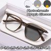 Women Oversizes Frame Photochromic Myopia Glasses New Fashion Ladies Near Sight Eyeglasses Finished Sunglasses Diopter 0 To -4.0
