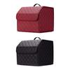 Car Trunk Storage Box Sturdy Container PU Leather for Suvs Vehicles MPV