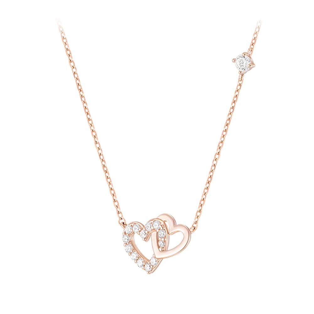 Double Heart Necklace
