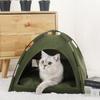Camping Cat Tent Dog Bed Pet Teepee with Cushion for Dog Kennel Indoor Cat Nest Cat Bed for Kitten Puppy Cave Dog House Pet Sofa