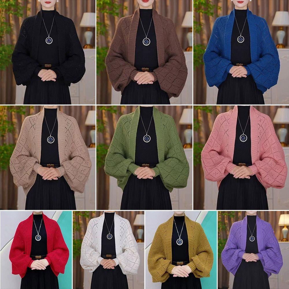 False Collar Knitted Shawl Outwear Shoulder Evening Prom Cape New Autumn Winter Scarf Party