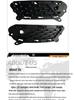 Fog Light Frame for Range Rover Evoque 2012-2018 (LR074208, LR074224)