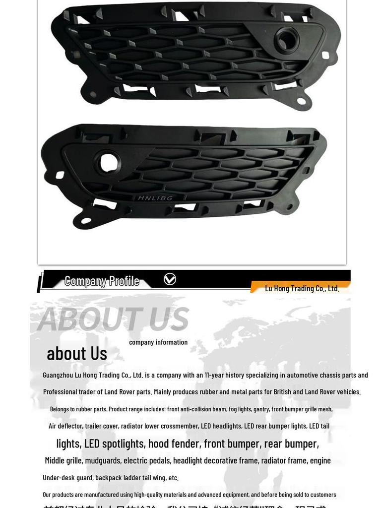 Fog Light Frame for Range Rover Evoque 2012-2018 (LR074208, LR074224)