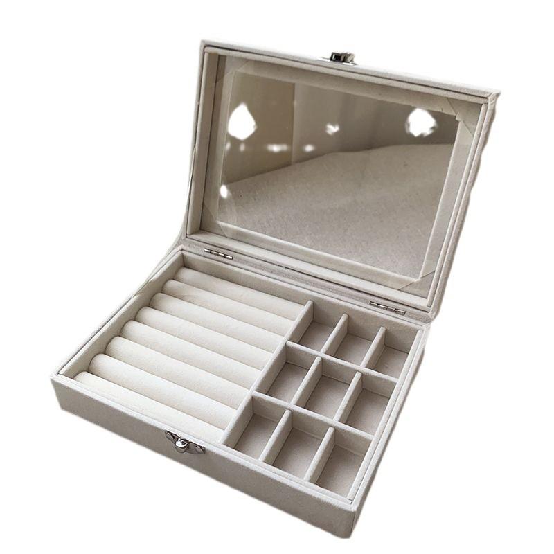 Роскошный портативный органайзер для украшений для серег, колец, часов и браслетов