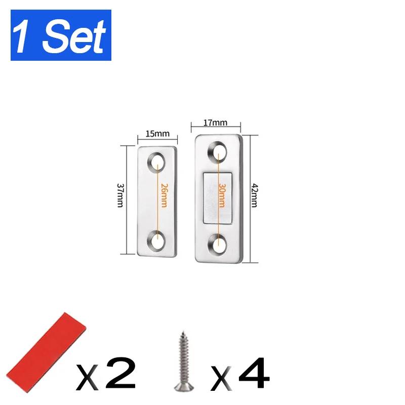 20/1 шт. Самоклеящиеся магнитные защелки для шкафа Невидимые магниты Стопор для двери Накладка Мебельный ящик Окно Дверной доводчик Защелка