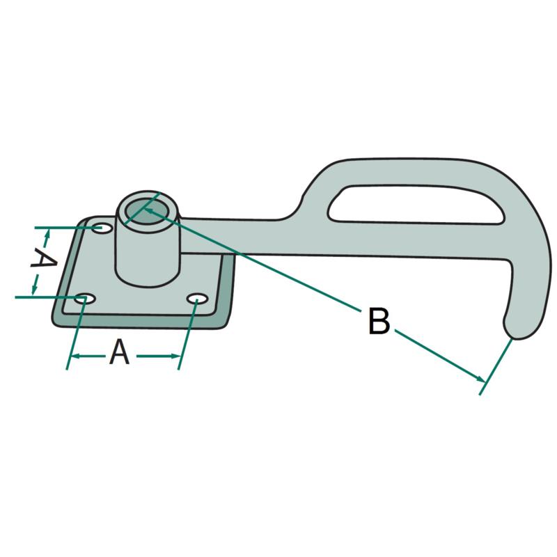 Lever bow lock left side