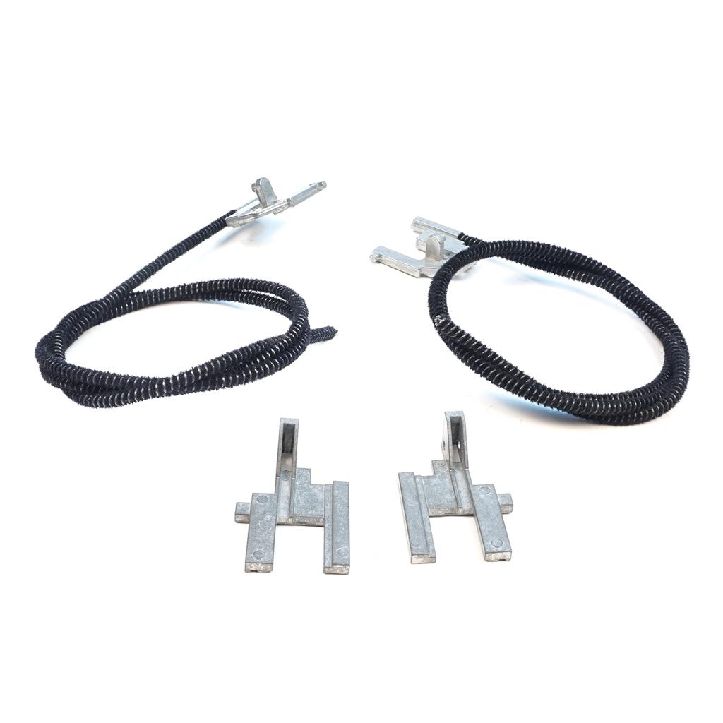 ESR674 Electric Sunroof Repair Track Drive Pull Bowden Cables Left and Right With Metal Mounting Bracket Hinges for Renault Megane MK1 Scenic MK1