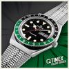 TIMEX Мужские часы Q Черный x Зеленый TW2U60900