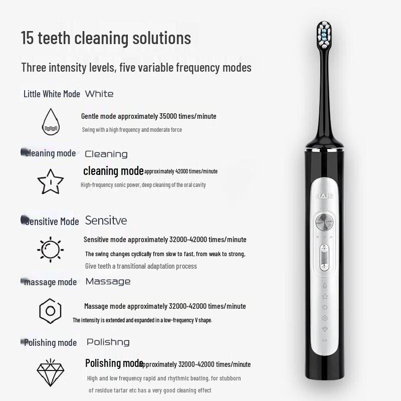 BAIR G201 Sonic Rechargeable Electric Toothbrush