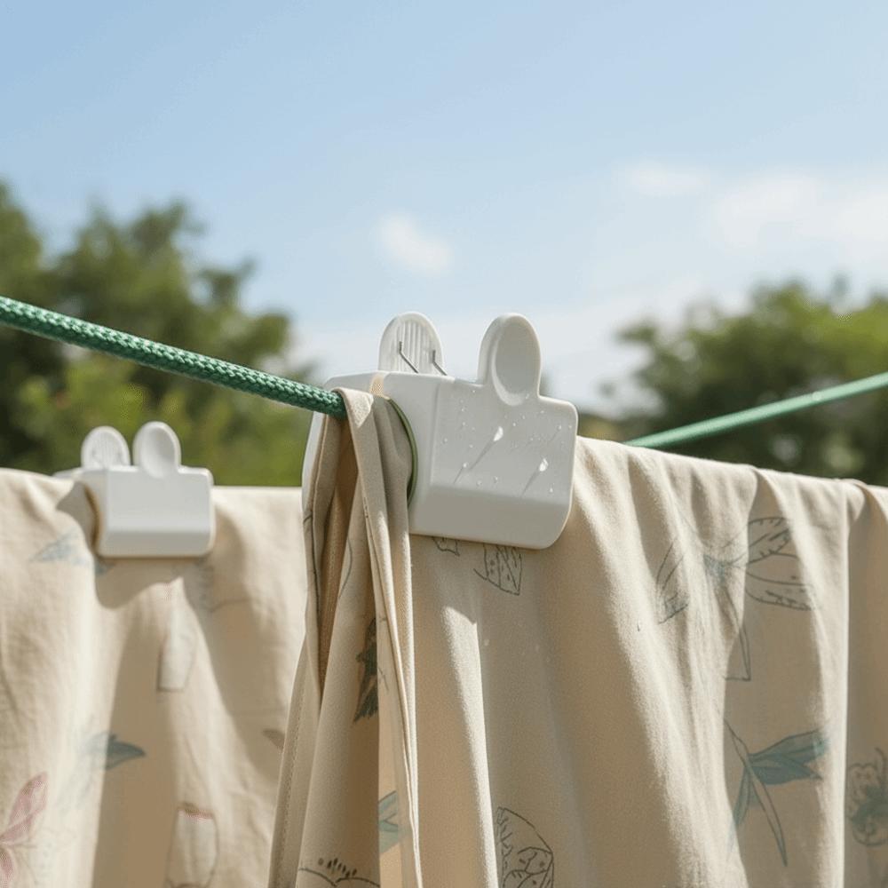 2PCS Anti-slip Blanket Drying Clips Extra Large Quilt Clips Windproof Clothespins Blanket Drying