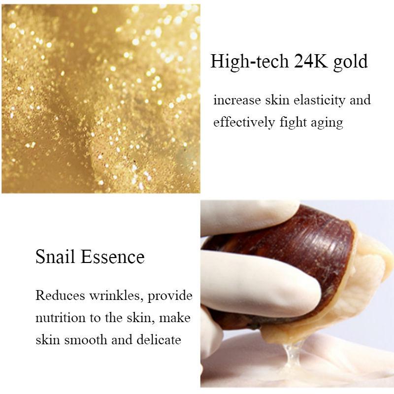 2 шт. 24-каратного золота сыворотка для лица с гиалуроновой кислотой, увлажняющая, укрепляющая, питающая, против старения, эссенция против морщин