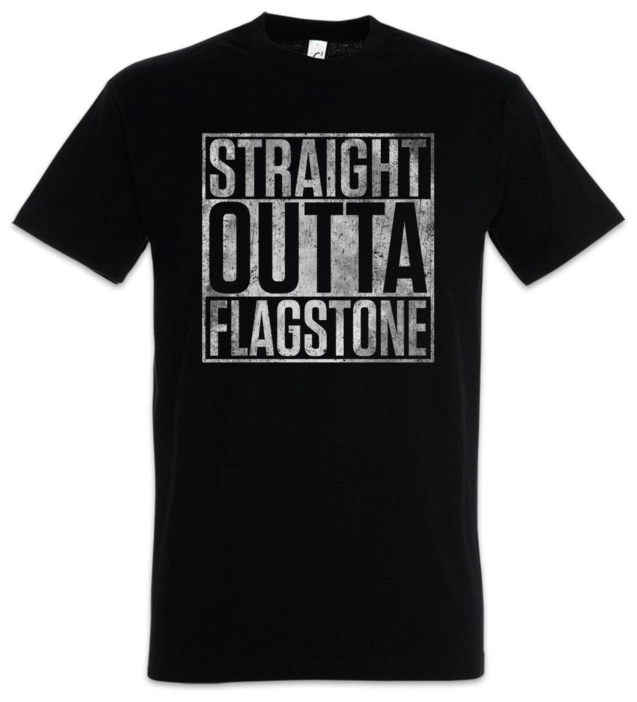 Straight Outta Flagstone T-Shirt Fun City Once upon a time in the West