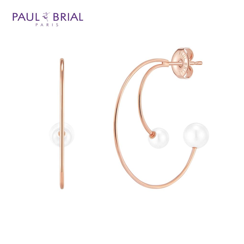 PAULBRIAL PYBE0147 Тонкие жемчужные серьги