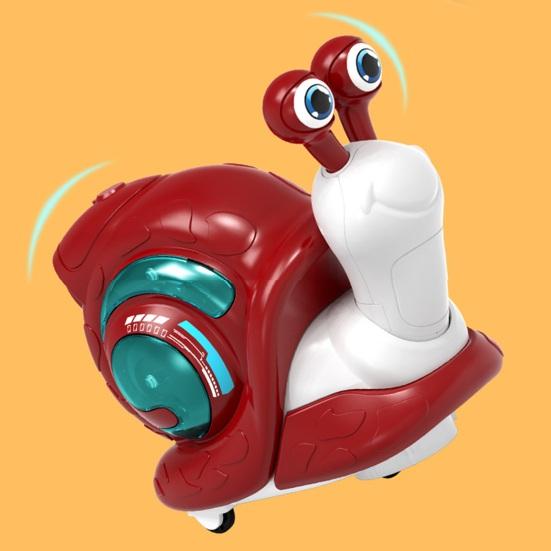Electric Snail Toy with Music LED Light, Snail Crawling Toy with Water Spray, Boys Girls Interactive Snail Toy, Birthday Day Gift for Toddlers