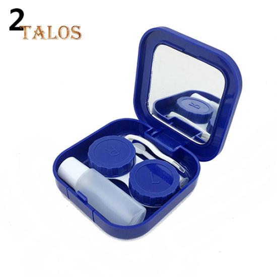 Держатель для хранения Зеркальная коробка Портативный футляр для контактных линз Контейнер Дорожный набор