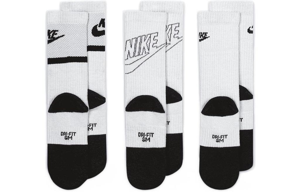 Nike Детские носки, 3 пары, белые, DA2401-905