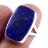 Natural Lapis Lazuli Gemstone Handmade 925 Sterling Silver Gift Ring S.7.5 P9d19