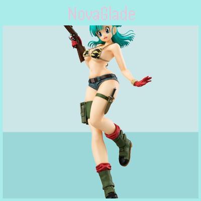 Фигурка девушки из Dragon Ball из ПВХ, в мультяшном аниме-стиле, Булма в военной форме, бикини