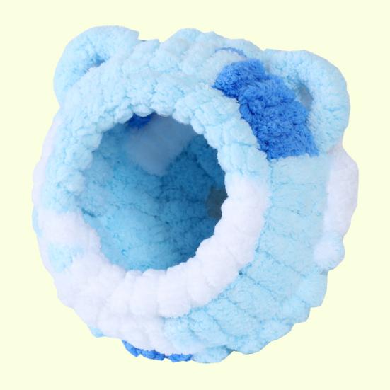 Плюшевое гнездо для птиц Мягкий круглый домик для птиц с ушками Уютное теплое гнездо-укрытие для попугая Пушистая пещера-гнездо для неразлучника конура волнистого попугайчика кореллы