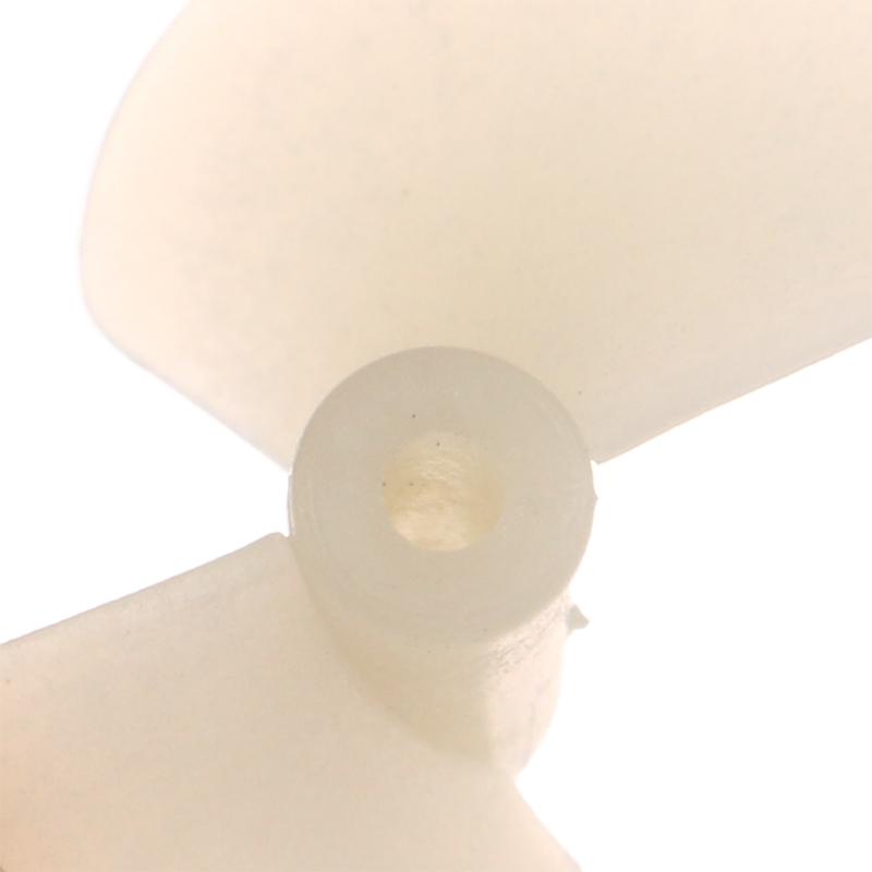 2 пары D22Mm/26Mm Cw/Ccw электрические нейлоновые винты для винтов Diy белые двухлепестковые винты для моделей радиоуправляемых лодок вал 2 мм