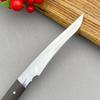 Универсальный нож для барбекю, мясной тесак, фруктовый нож, нож для стейков, лезвие из нержавеющей стали, деревянная ручка, поварские ножи для резки и обвалки