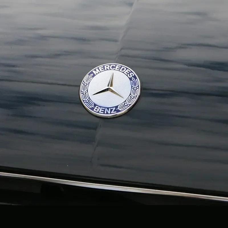 Металлический Плоский Значок На Капот Автомобиля Передний Значок Логотип Наклейка Для Mercedes Benz W212 W213 W205 W177 W247 W176 CLS CLA CLK CLG GLS