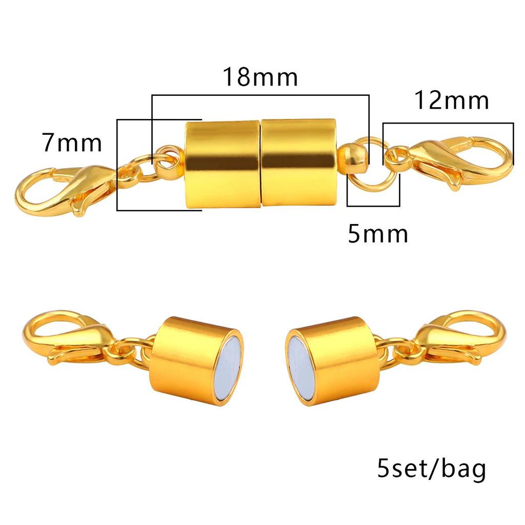 2/5 шт., аксессуары, магнитные застежки-лобстеры для ожерелья, браслета, крючки-шарики-лобстеры