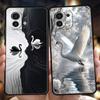 Чехол для телефона для Xiaomi Poco F7 F6 F5 F4 F3 X7 X6 X5 X4 X3 NFC M4 C51 C55 GT Pro Мягкий ТПУ Fundas Элегантный дизайн Белого лебедя