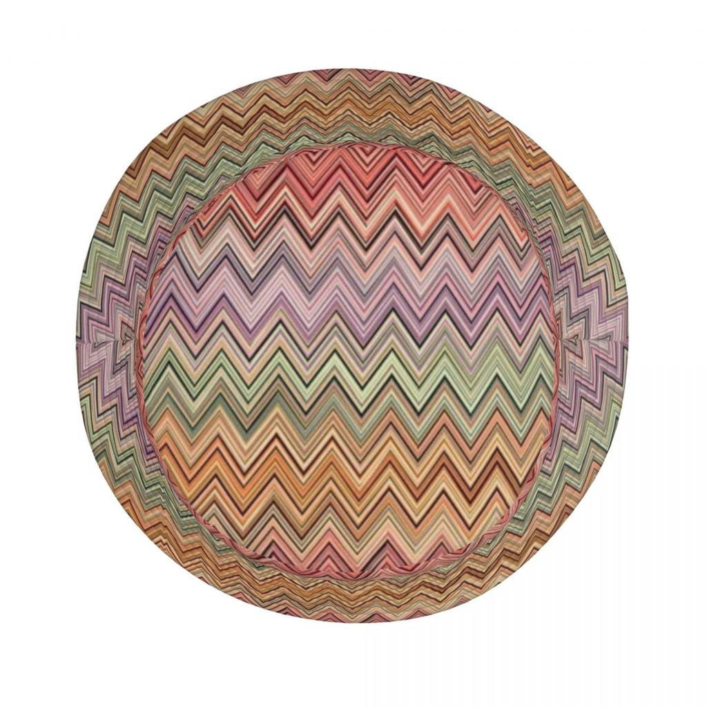 Бохо винтажные современные зигзагообразные панамы женские унисекс унисекс модные многоцветные современные летние рыбацкие шляпы