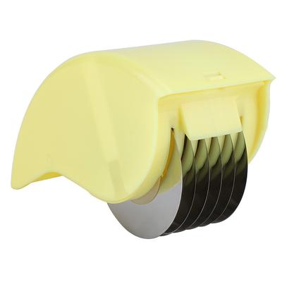 Нержавеющая сталь Антикоррозийный Роликовый Измельчитель Овощной Кухонный Инструмент(желтый)