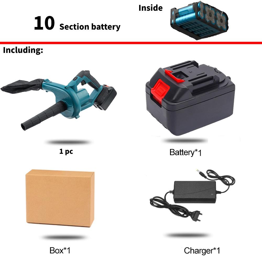 2 в 1 398VF 3000 Вт складной беспроводной электрический воздуходувка для выдувания всасывающих листьев очиститель пыли для батареи Makita 18 В
