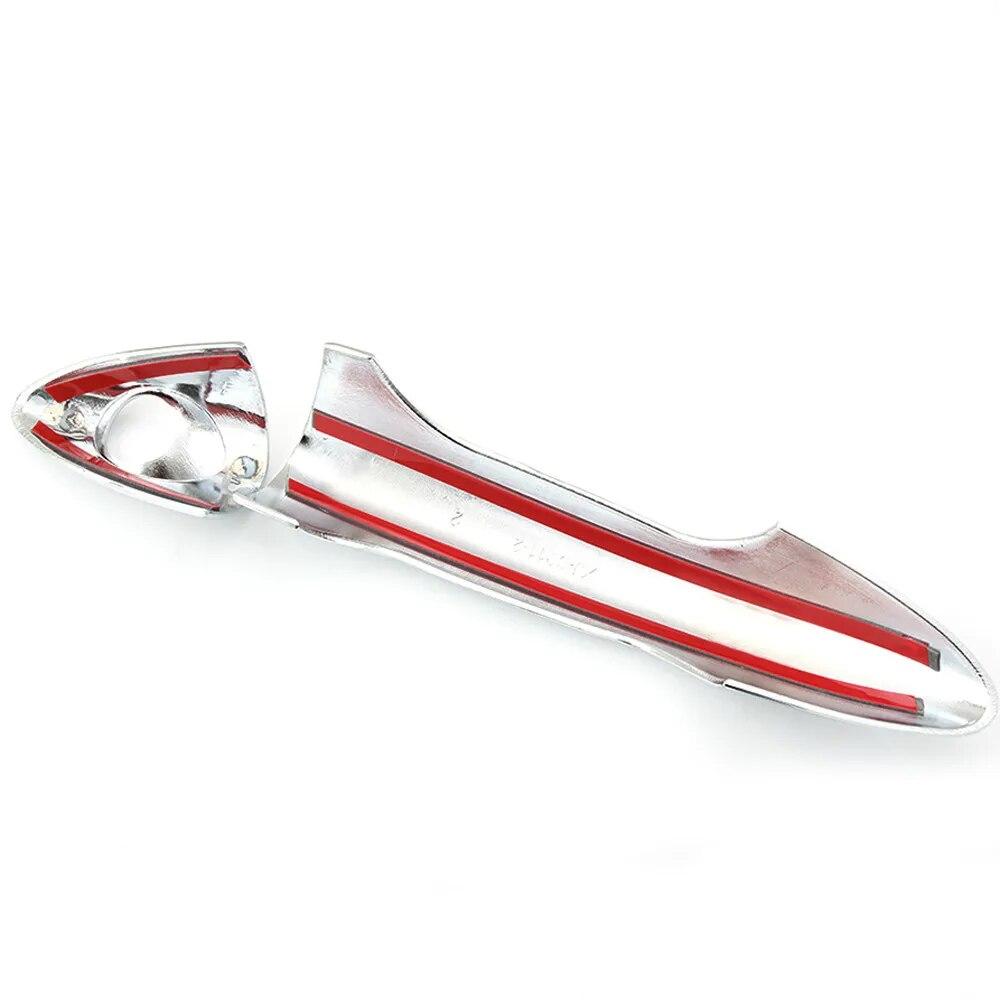 Для Hyundai Solaris Verna ix25 Accent Grand Avega 2010 2011 2012 2013 2014 2015 новая хромированная наклейка на ручку двери автомобиля