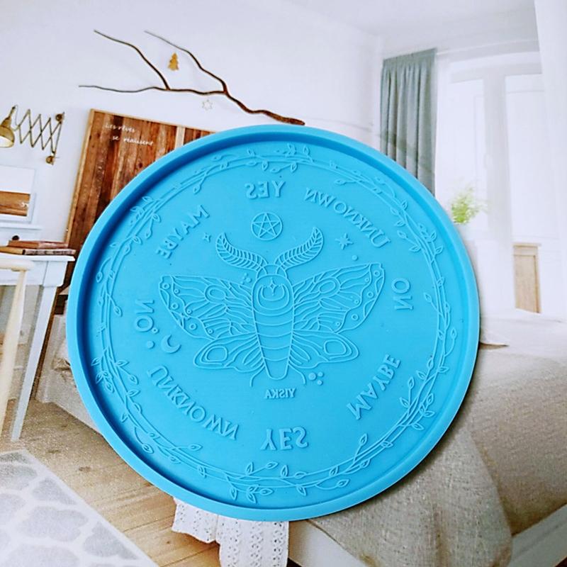 Большая силиконовая форма для круглых подстаканников DIY для смолы и бетона Диаметр 4,13 дюйма