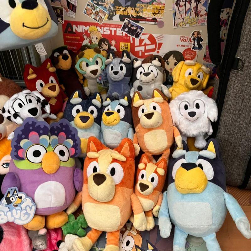 25cm Blueyed Dog Bingo Family 25cm Plush Toy Cartoon Dog Soft Stuffed Animals Dolls Birthday Christmas Gifts Family Bluey B