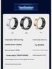 Умное черное кольцо: Пульс, Кислород в крови, Трекер сна, Bluetooth, Водонепроницаемый, Унисекс, Сенсорный интерфейс