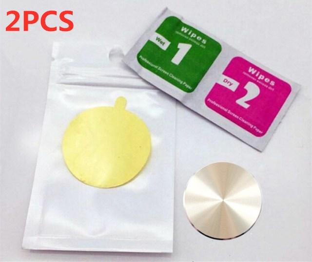 Универсальная металлическая пластина-диск для магнитного автомобильного держателя телефона, железная наклейка для немагнитного держателя мобильного телефона, автомобильная подставка-крепление