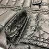 MONCLER logo Long Down Jacket Apparel Down jacket Nylon Black