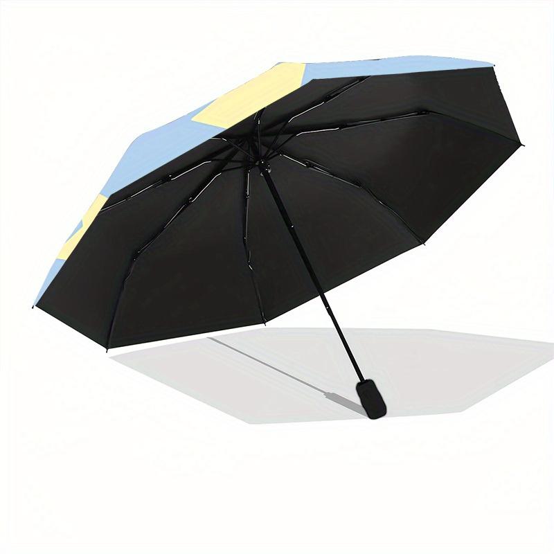 1pc Starry Sky Pattern Automatic Open/Close Umbrella, Portable Folding umbrella for Everyday Use yy250826088