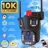 LS VISION 10K 20MP WiFi Camera Outdoor Wireless Video Surveillance CCTV IP Camera PTZ 20X Zoom Auto Tracking 2-Way Audio Security Cameras