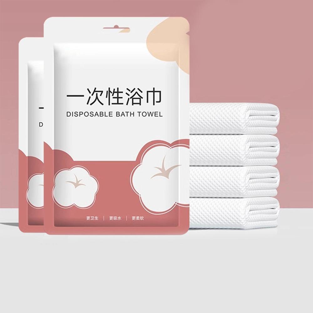 Горячее предложение 70x140 см Одноразовое банное полотенце Толстое мягкое полотенце для тела и душа Без клопов Впитывающее воду полотенце Отель Путешествие