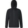 Golf Series Hooded Solid Color Comfortable Zipper Warm Down Jacket Men Jackets Black A11M445919F