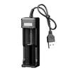 Автоматический адаптер для зарядки аккумуляторов USB Питание Безопасная зарядная машина Пластиковая текстура для 26650/18650 Дорожные проекты