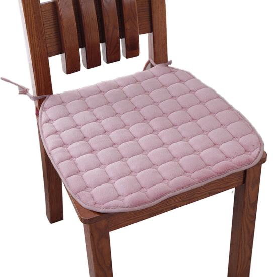 Подушка сиденья, однотонная завязка на полиэстере, противоскользящая подушка для стула 40 см/45 см для столовой