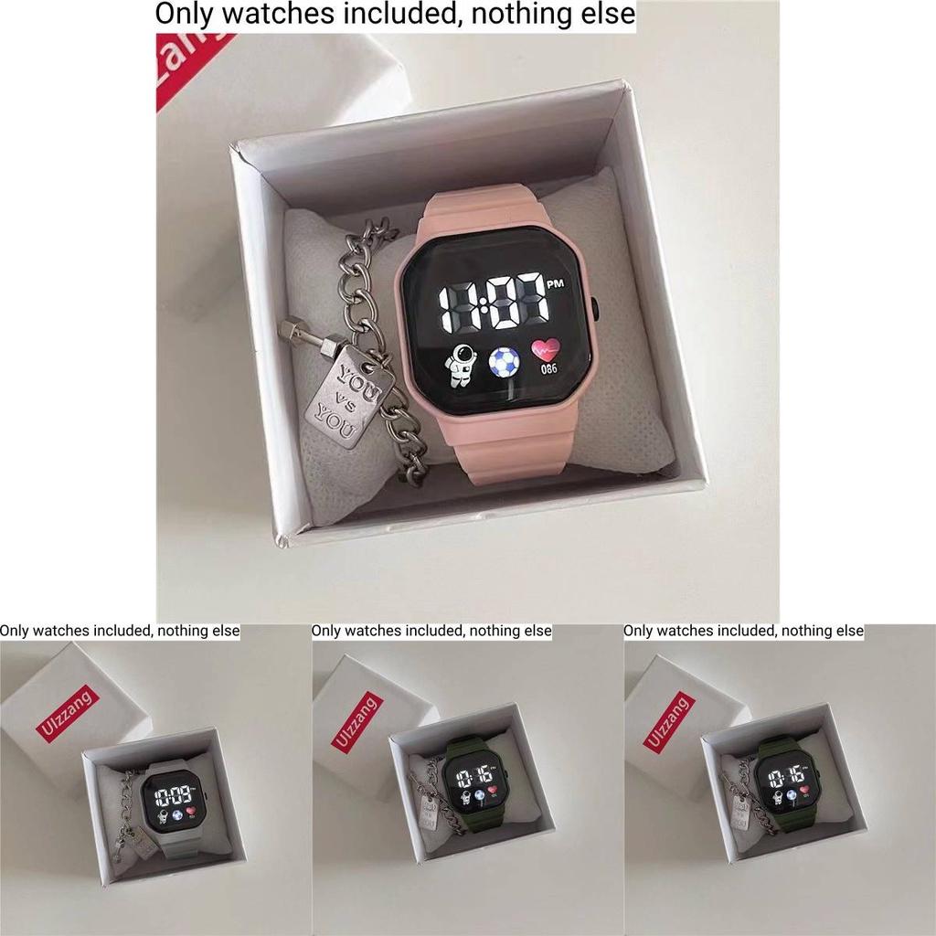 Высокотехнологичные и стильные студенческие спортивные часы с дизайном единорога, водонепроницаемые и со светодиодным дисплеем