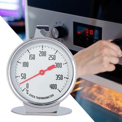 0-400 ℃ Новый термометр для духовки из нержавеющей стали, подставка с большим циферблатом, для выпечки, барбекю, приготовления мяса, еды, инструмент для измерения температуры