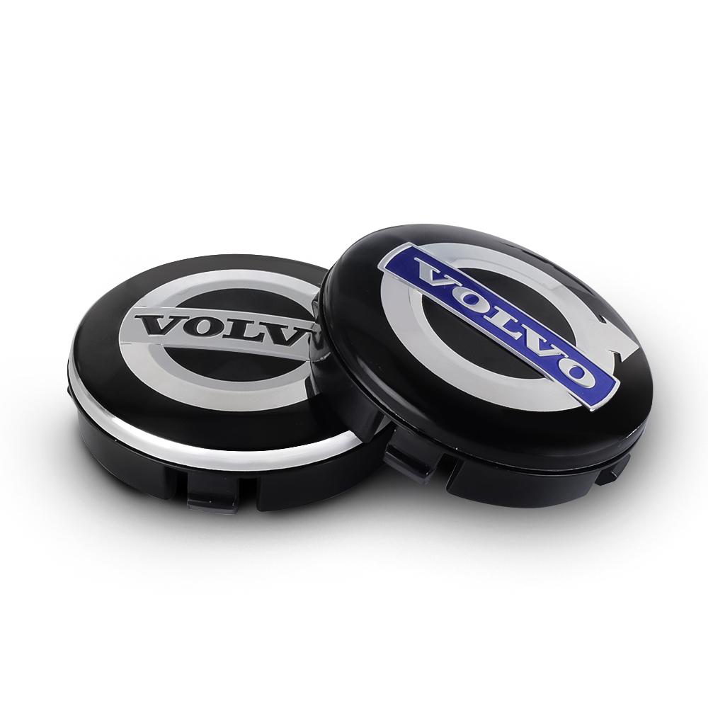 4 шт. 56/60/64 мм Для Volvo V40 V50 V60 V70 V90 XC40 XC60 Rdesign AWD C30 C70 Колпачки на центр колеса автомобиля Шильдики на ступицу Защитные крышки Аксессуары