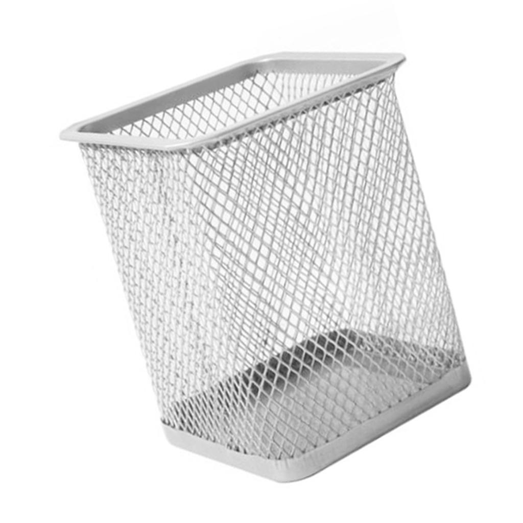 Держатель для ручек из нержавеющей стали, держатель для карандашей из дышащей сетки, держатель для ручек, стакан для офиса, библиотеки, общежития