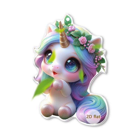 Акриловое подвесное украшение для автомобиля, подвеска на зеркало заднего вида, милый мультяшный автомобильный брелок, аксессуар для рождественских елок, дверей, окон, заборов, веток